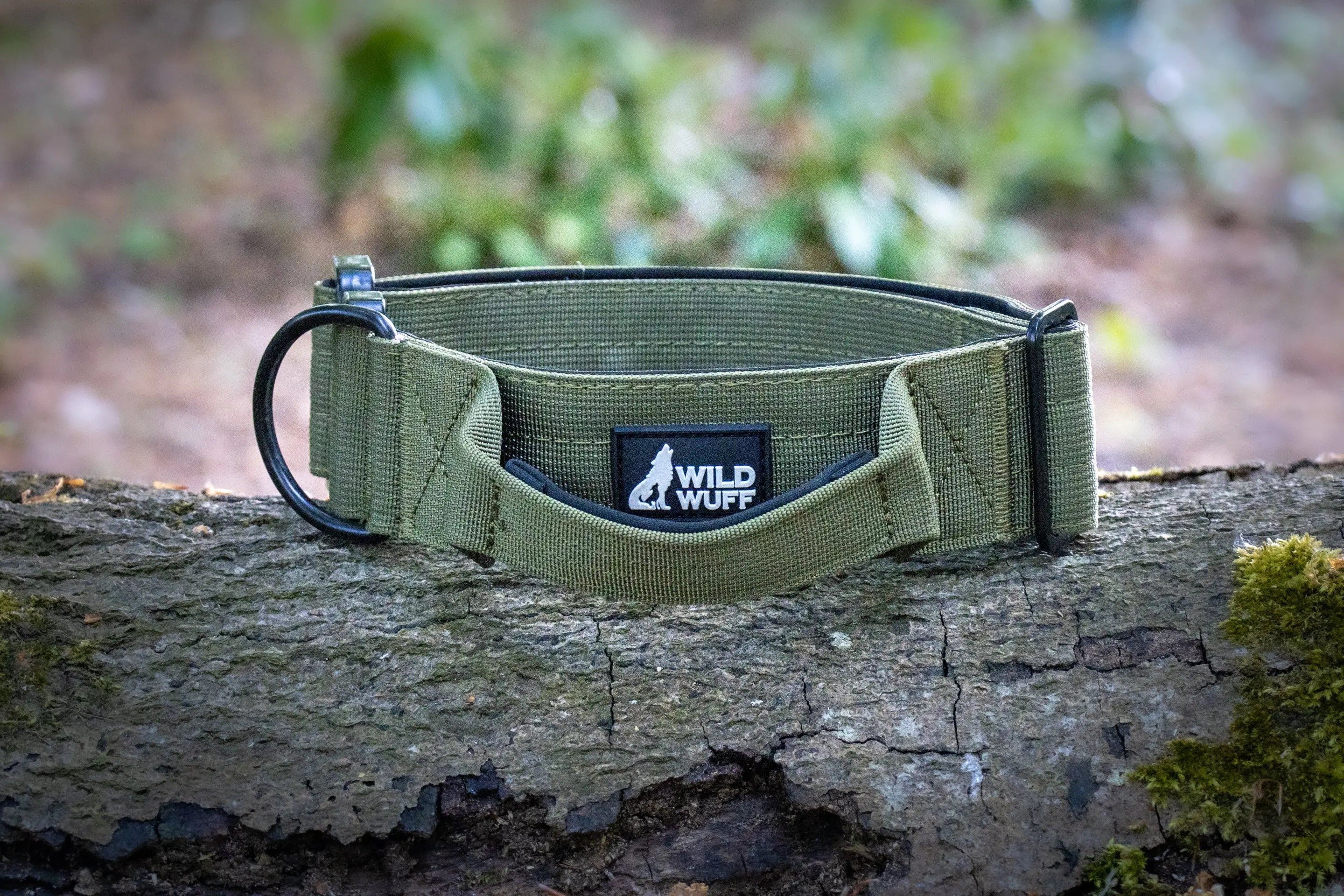 5cm Titan Grip Dog Collar Khaki