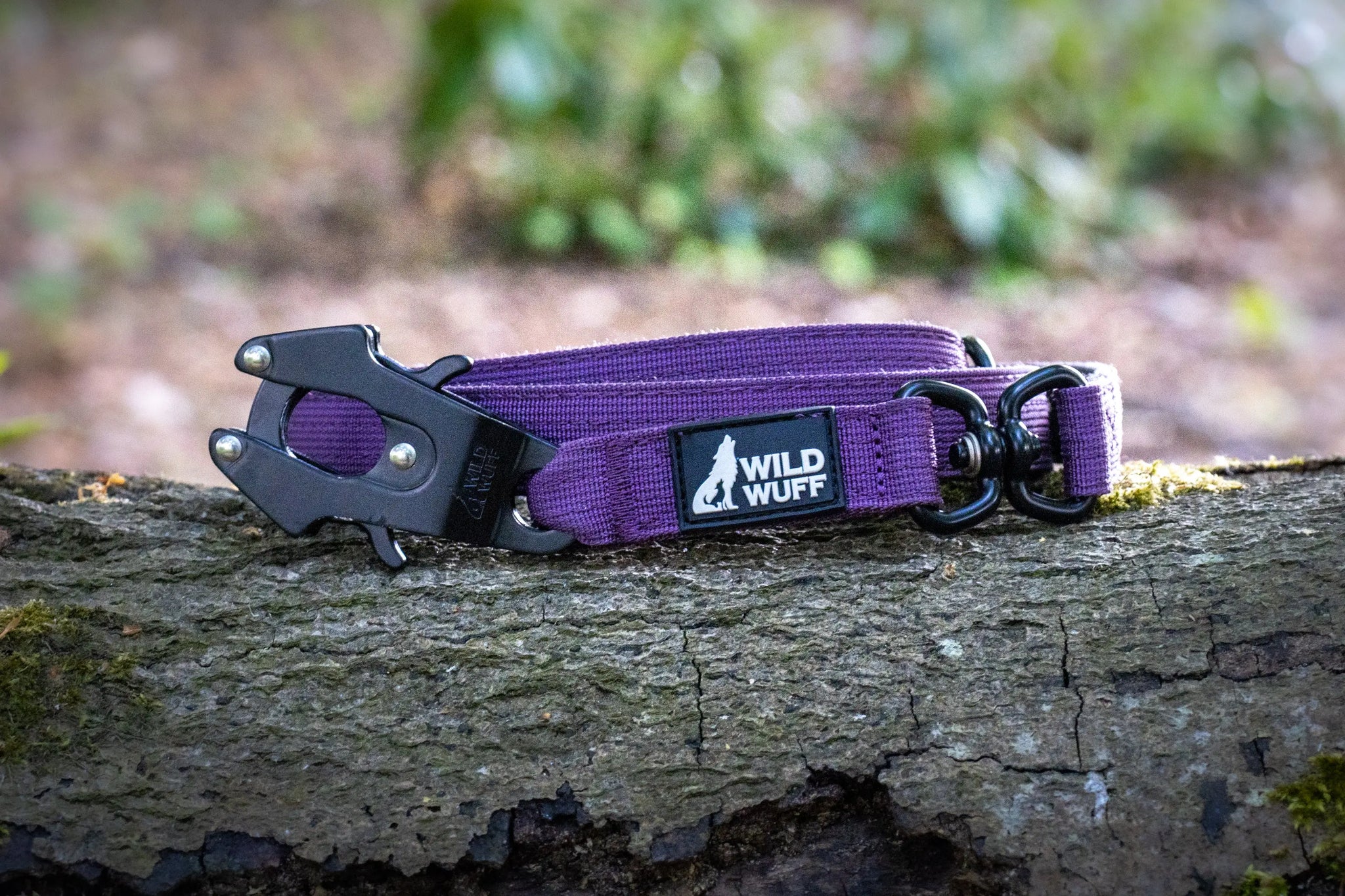 Quick release purple lead Wildwuff - Built for play. Ready for anything.