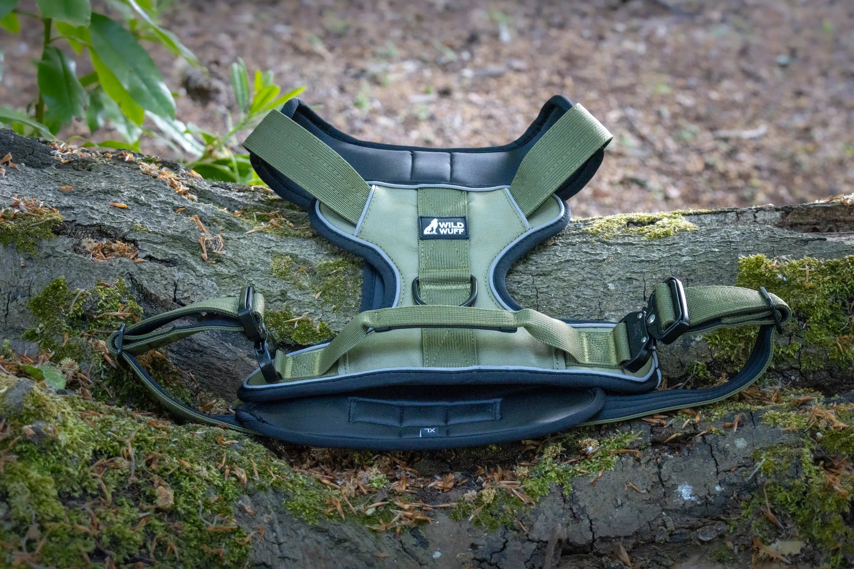 TitanGrip khaki harness Wildwuff - Built for play. Ready for anything.