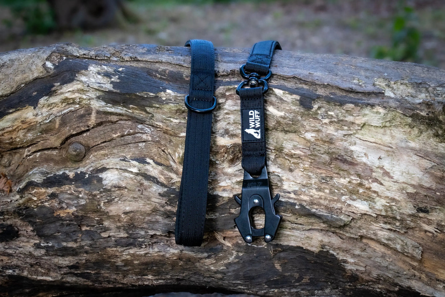 Quick release black lead Wildwuff - Built for play. Ready for anything.