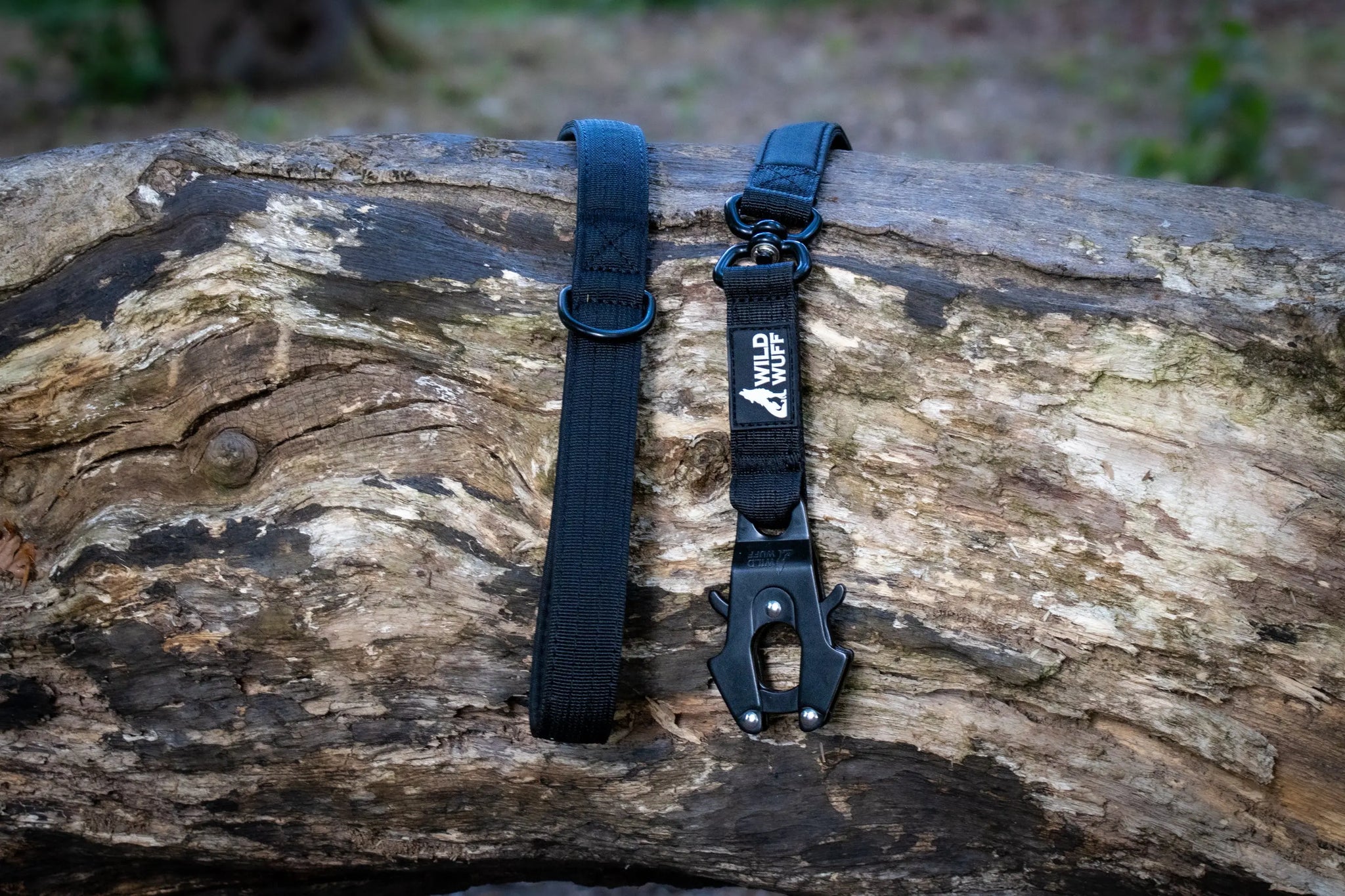 Quick release black lead Wildwuff - Built for play. Ready for anything.