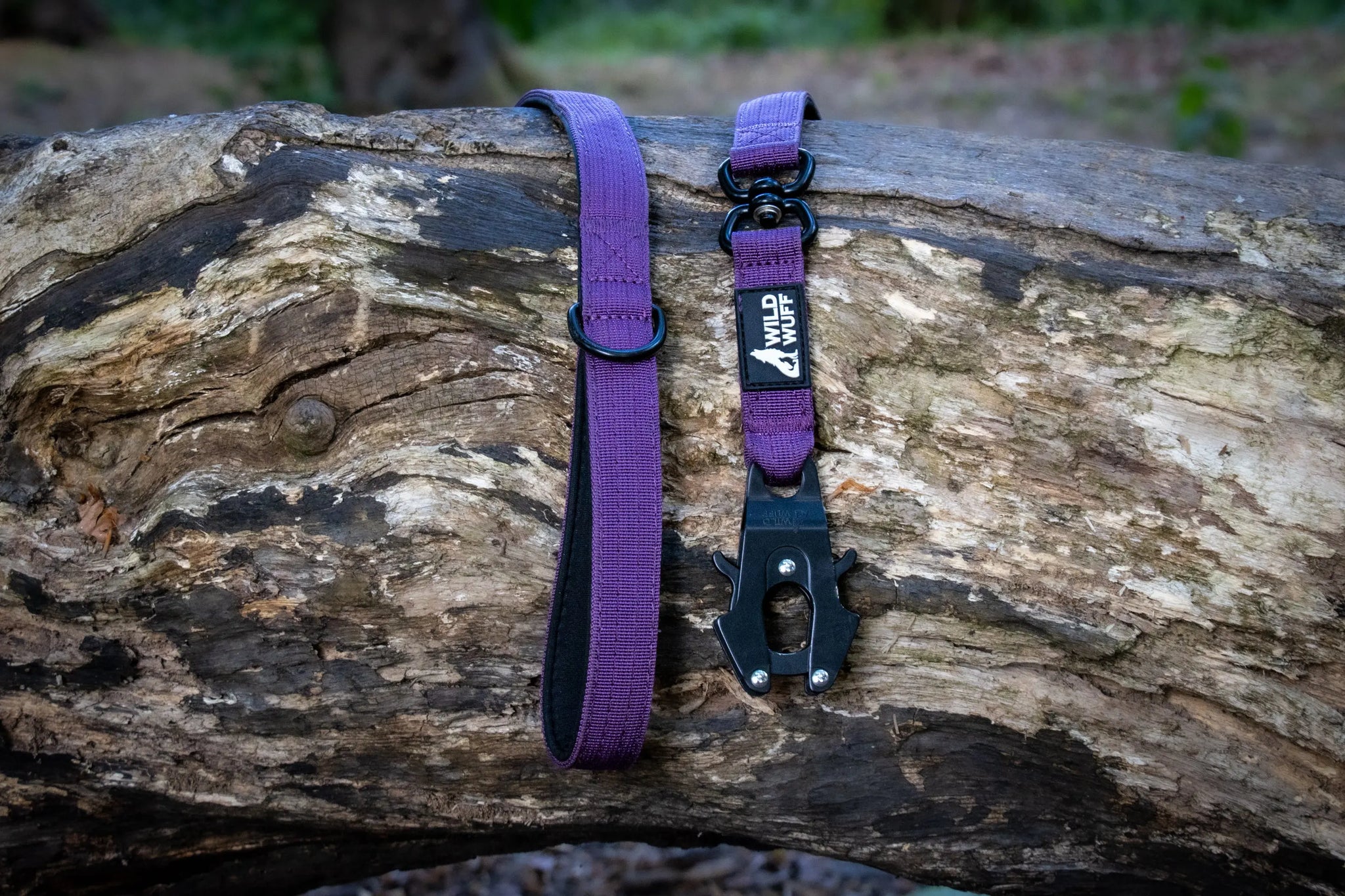Quick release purple lead Wildwuff - Built for play. Ready for anything.